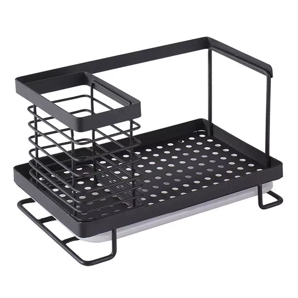 

Органайзер для кухонной раковины Caddy, держатель для губки из нержавеющей стали с подставкой для слива, кухонная сушилка, кухонные аксессуар...