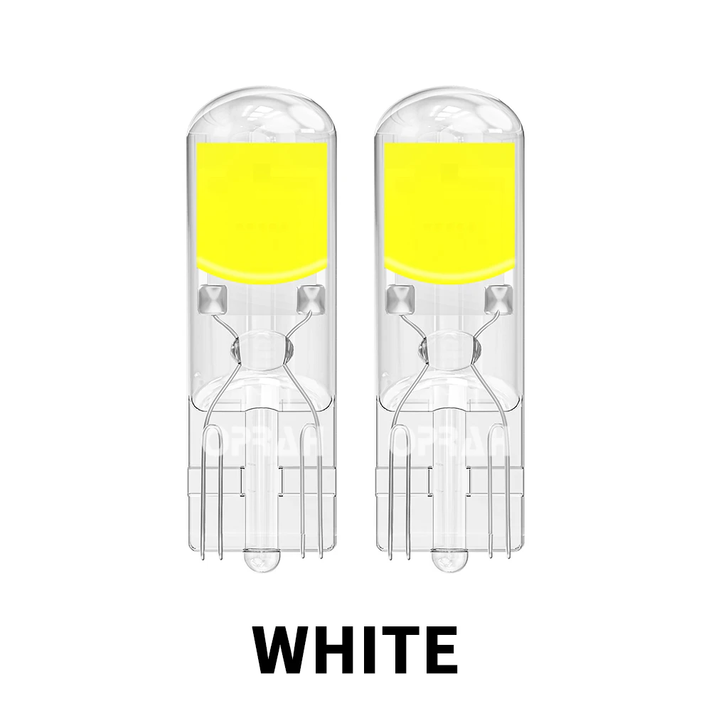 

2 шт. W5W светодиодные лампы T10 Canbus Led Sapphire COB без привода супер яркие автомобильные купольные лампы для чтения лампа номерного знака 6000K белый