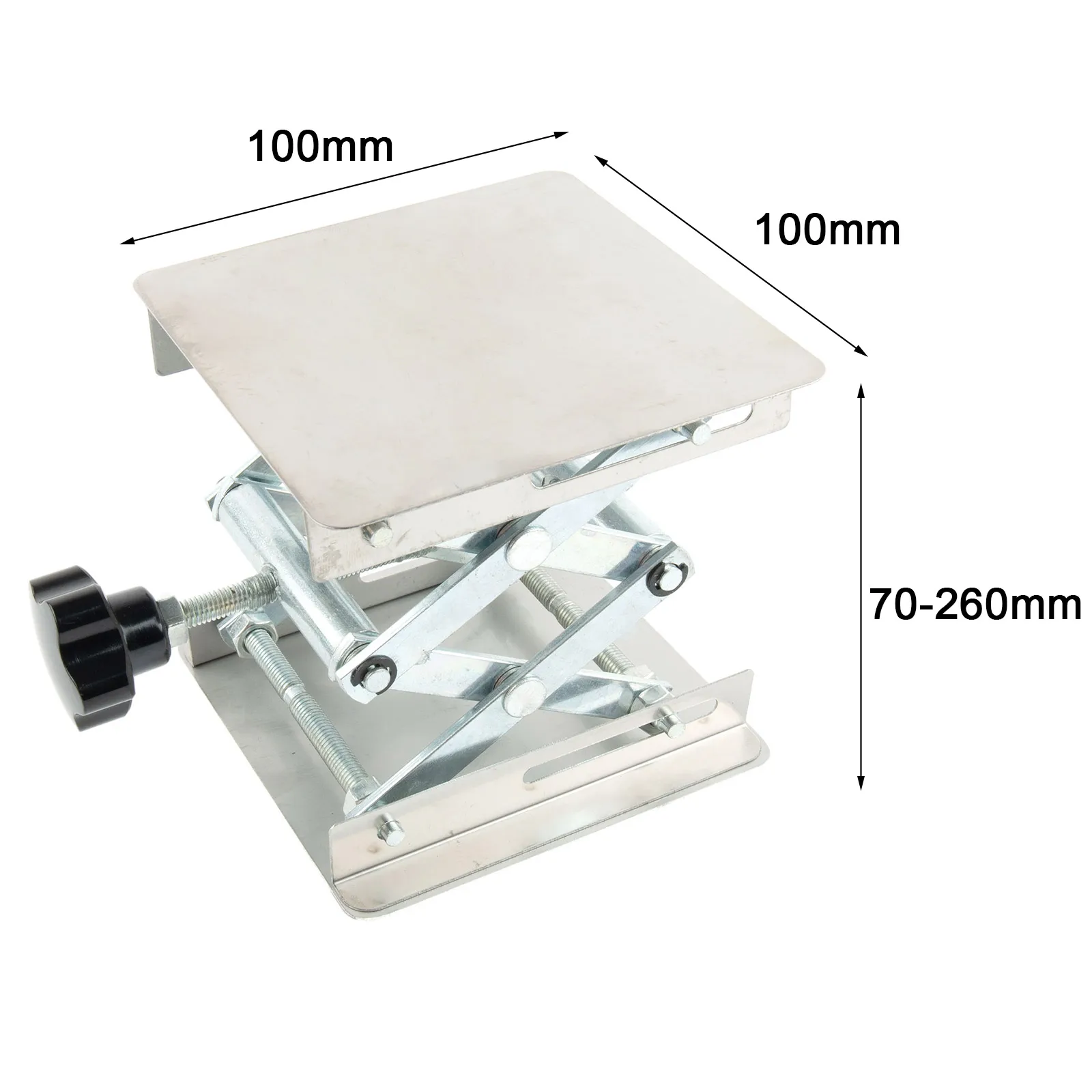 

Knob Regulated Lifting Platform Adjustable Height Aluminum Oxide Construction Lab Equipment Corrosion Resistance