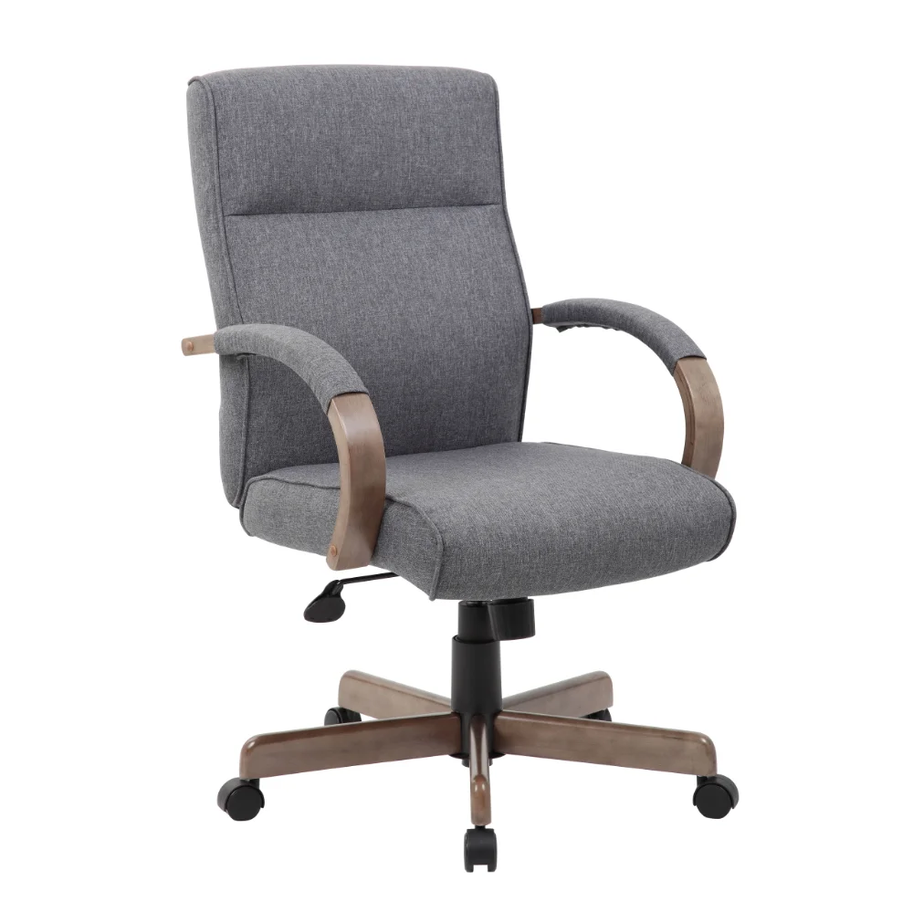 B696DW-SG Reclaim Modern Executive Conference or Desk Chair，Adjustable Height,30.00 X 27.00 X 43.00 Inches