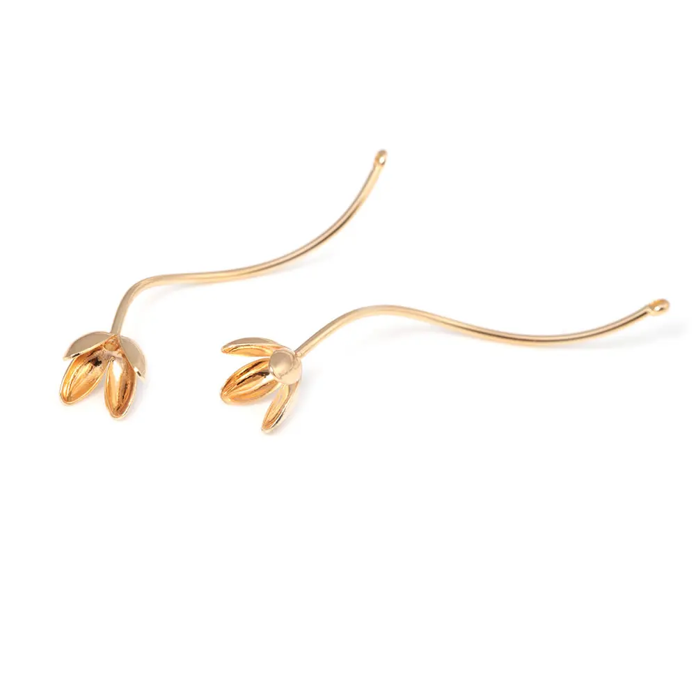 Латунные подвески в виде цветов