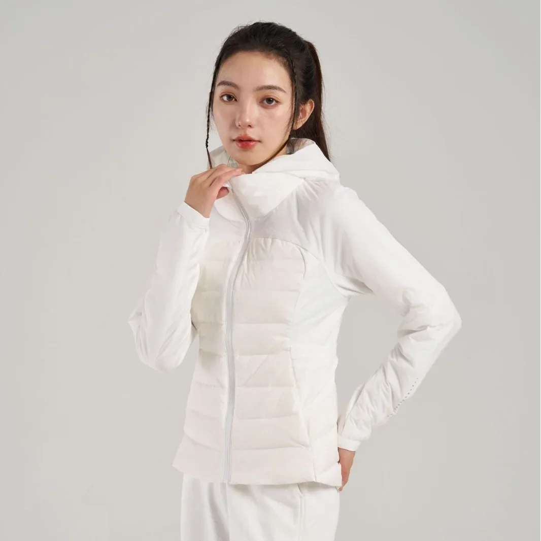 

LuluLemon New sports jacket, down jacket, slim fit sports, skiing, running, outdoor mountaineering, warm and windproof yoga suit