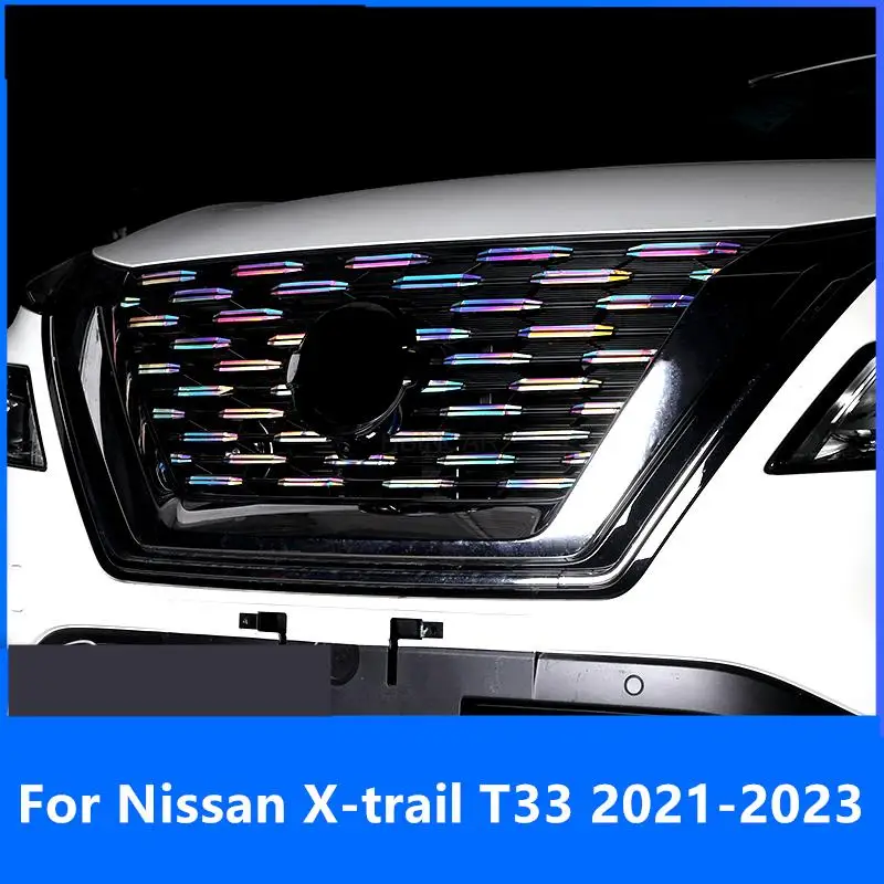 Для Nissan X-trail T33 2021-2023 Автомобильная Передняя сетка логотип автомобиля