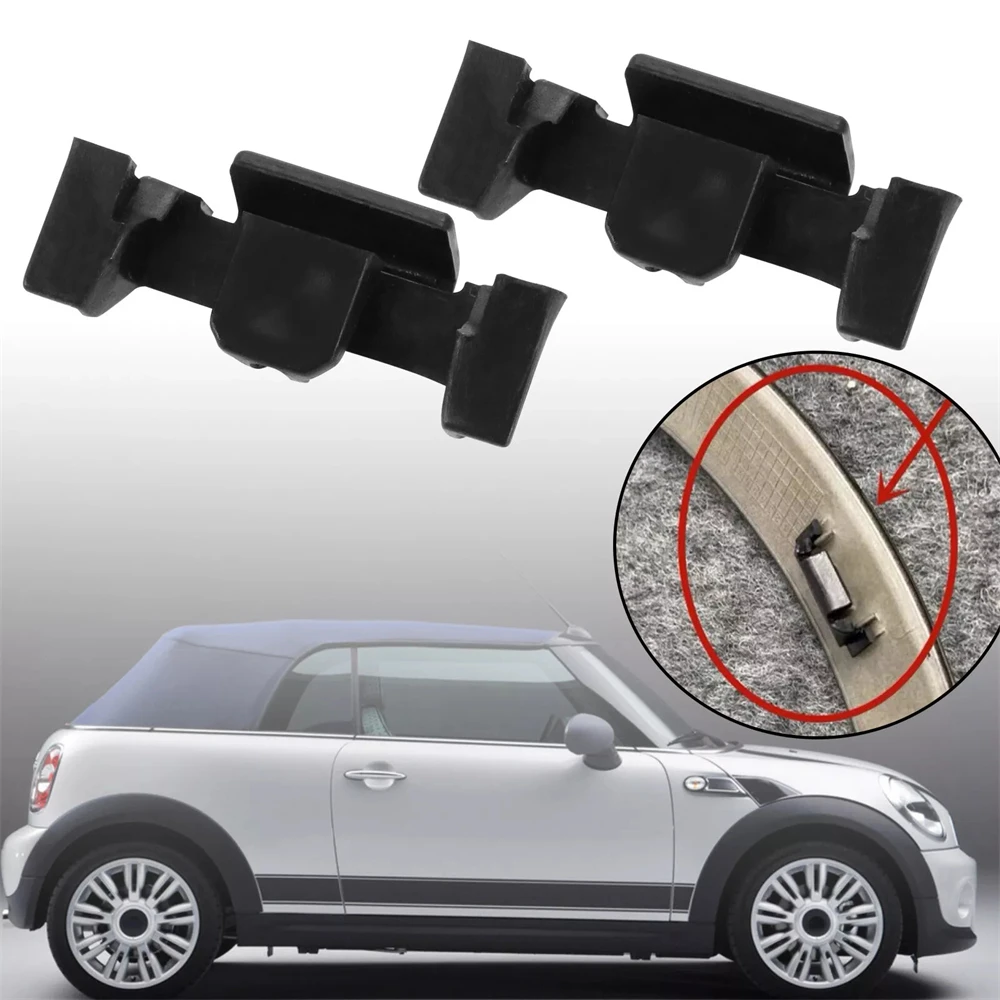 ​ 12 шт. зажимы для обшивки фар Mini Cooper R55 R58 51132752145 R55-R60 F56 Черная пластиковая основа