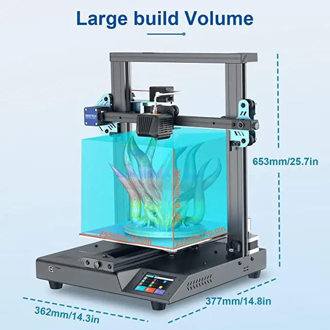 3D-принтер Geeetech FDM BMG с двумя приводами и сенсорным экраном Модернизированный miter S