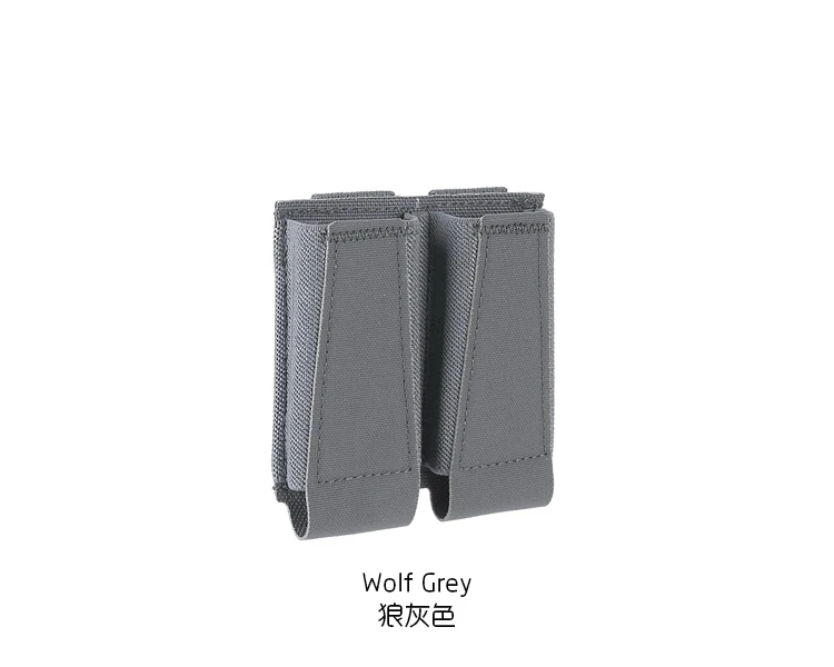 Sports Tactics GBRS Double 9MM Magazine Single 5.56 545 Molle Sundries Bag Elastic Partition Bag Camouflage Outdoor Hunting