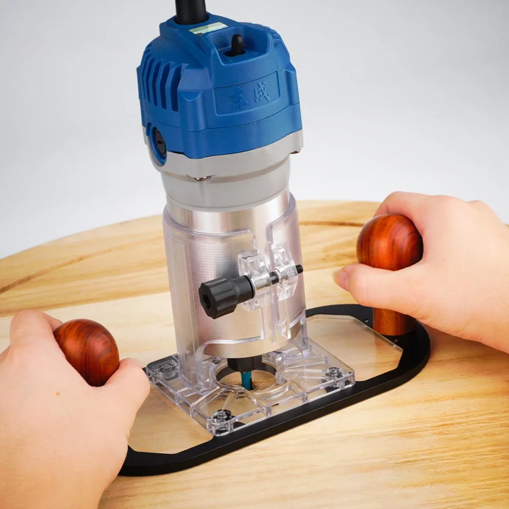 

Hand-held Trimmer Machine Base Protection Function Wood Milling Cutter Base Power Tools Seal Engraving for 65mm Diameter Machine