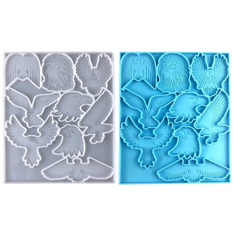 

Pendant Mold Clay Molds Eagle Shaped Silicone Keychain Moulds Silicone Material Perfect Gift for DIY Hand Making Lover