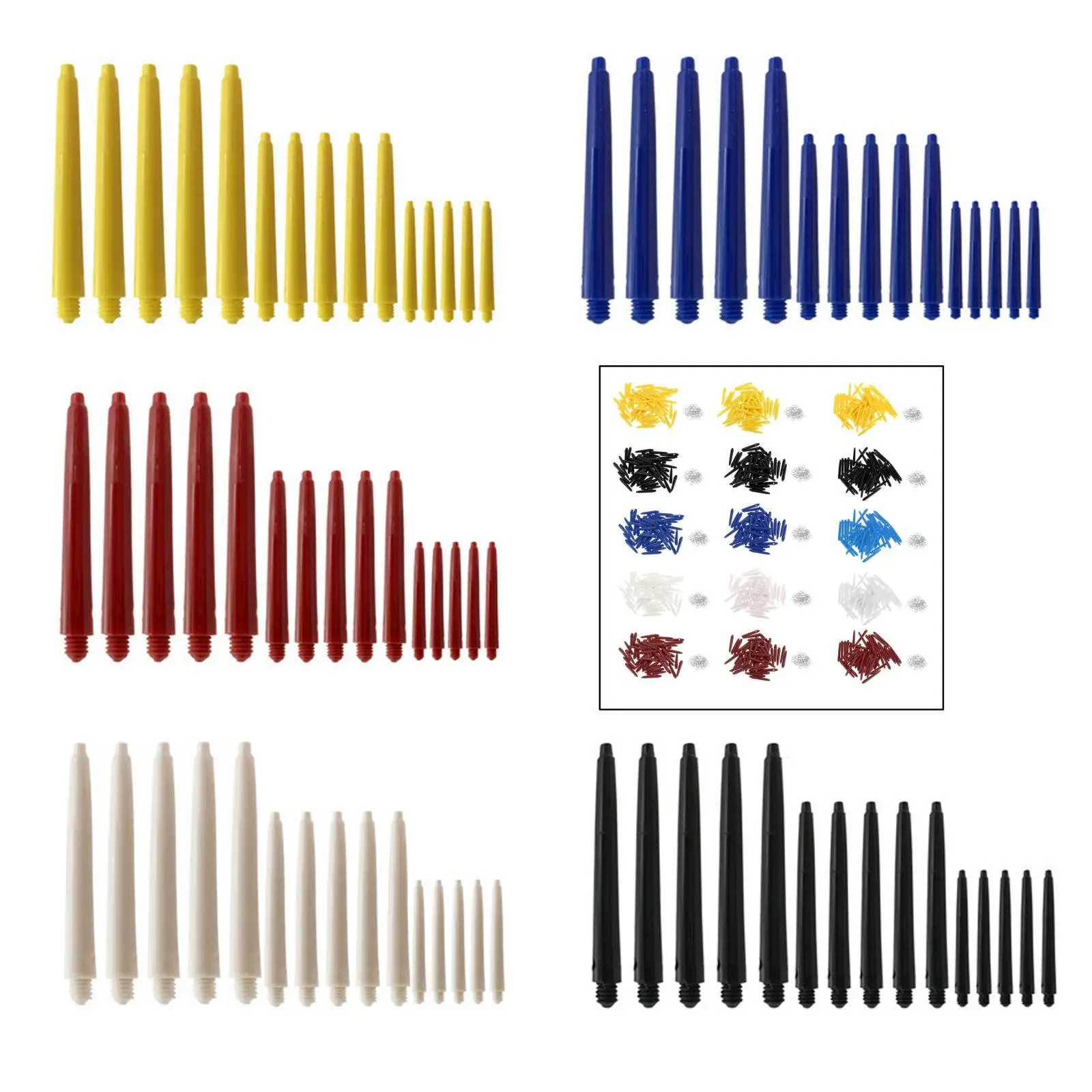 

50 Pack Dart Shafts 2BA Screw Thread Darts Rod Stems Darts Accessories