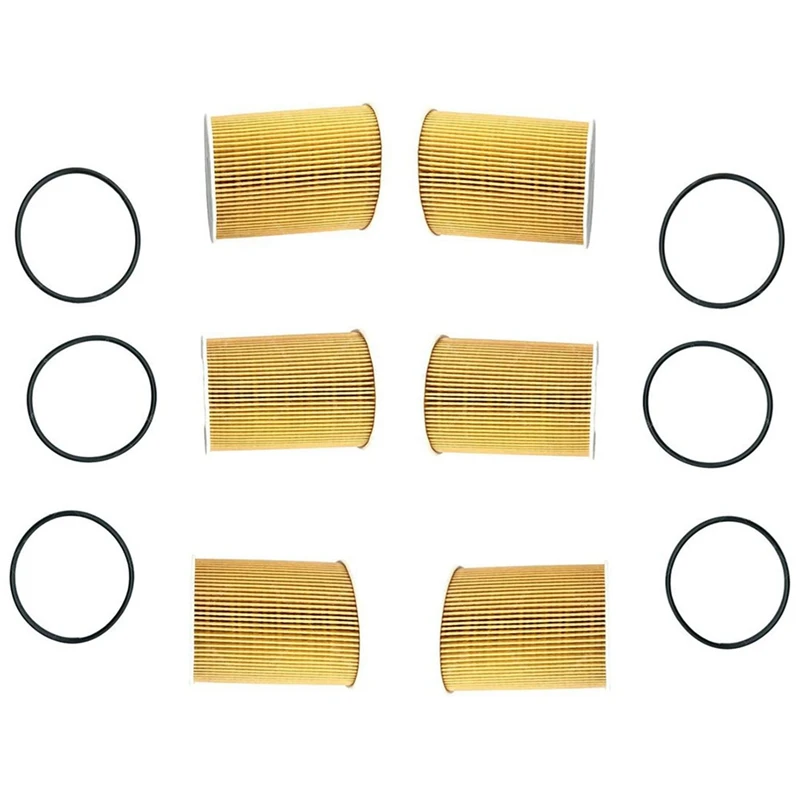 Комплект масляных фильтров двигателя 94810722200 для Porsche 911 Cayenne Panamera V6 V8 6 шт. запчасти