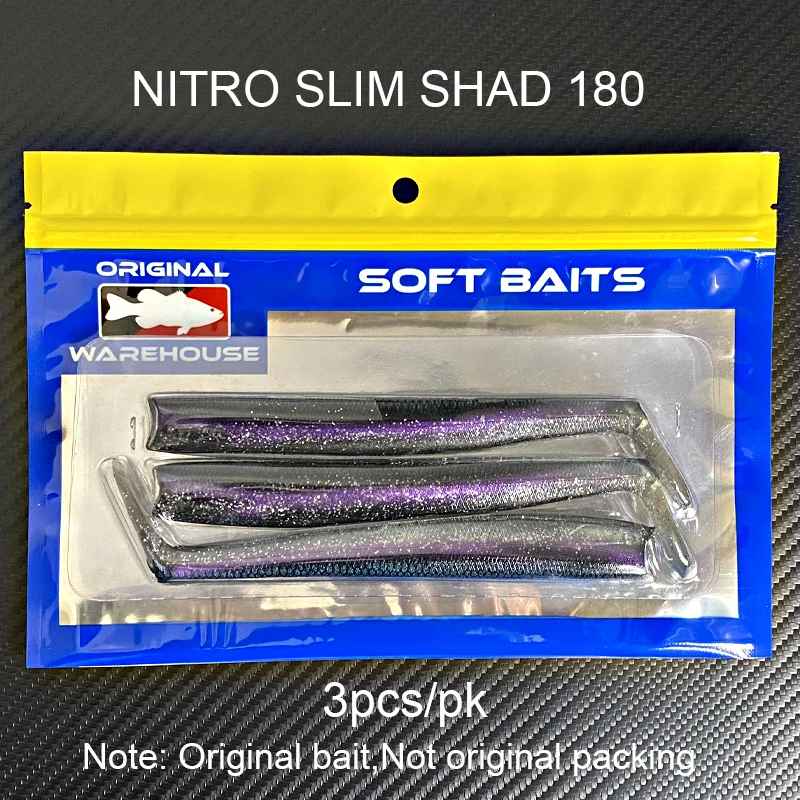 Рыболовная приманка NITRO SLIM SHAD 110 150 180