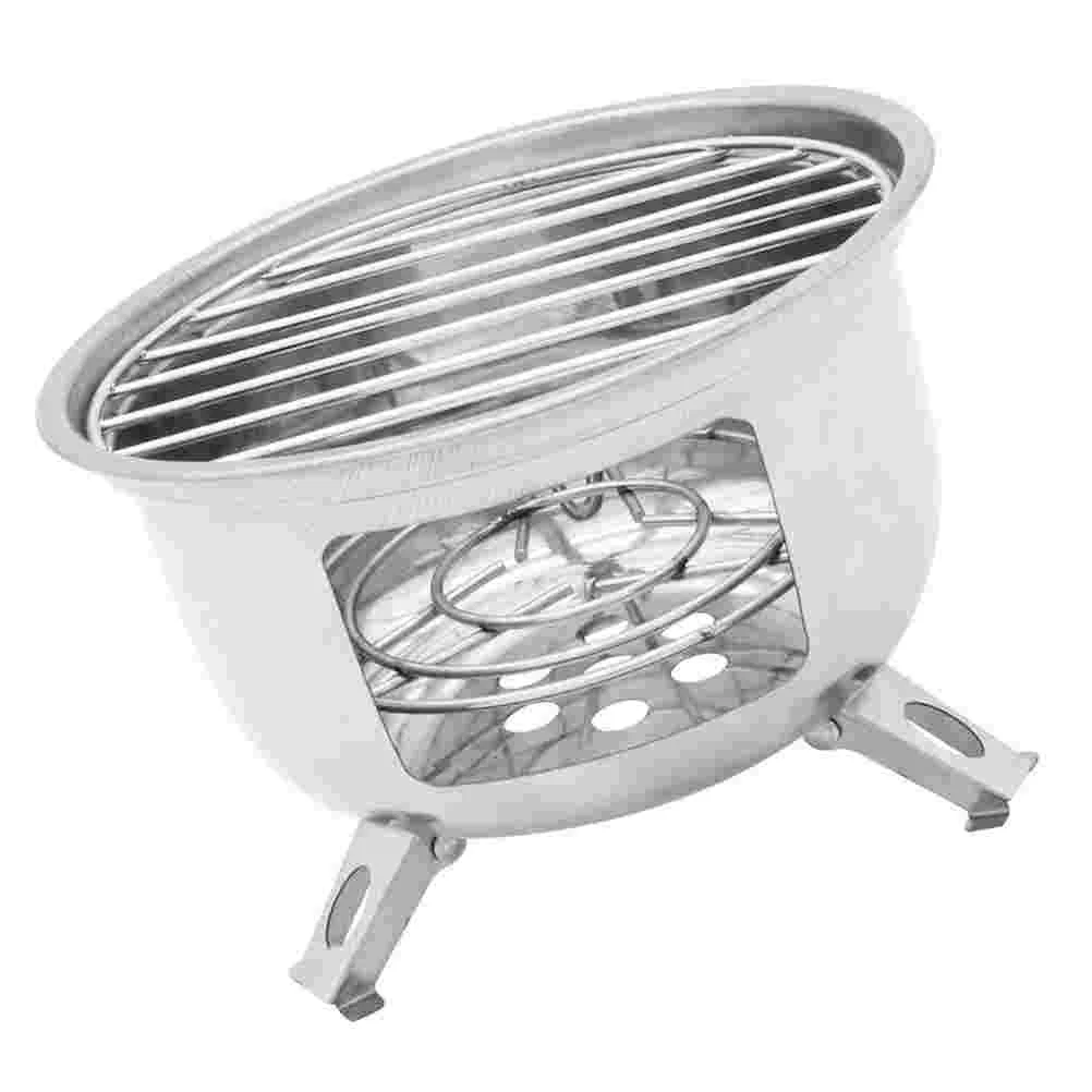 

Tabletop Bbq Stove Backpacking Stove Camping Supply Outdoor Stove Grill Desktop Camping Gas Stove Round Barbecue Stove