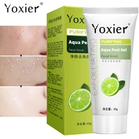 face exfoliating gel moisturizing anti drying deep cleaning oil control lighten dullness brighten skin colour shrink pores 40g