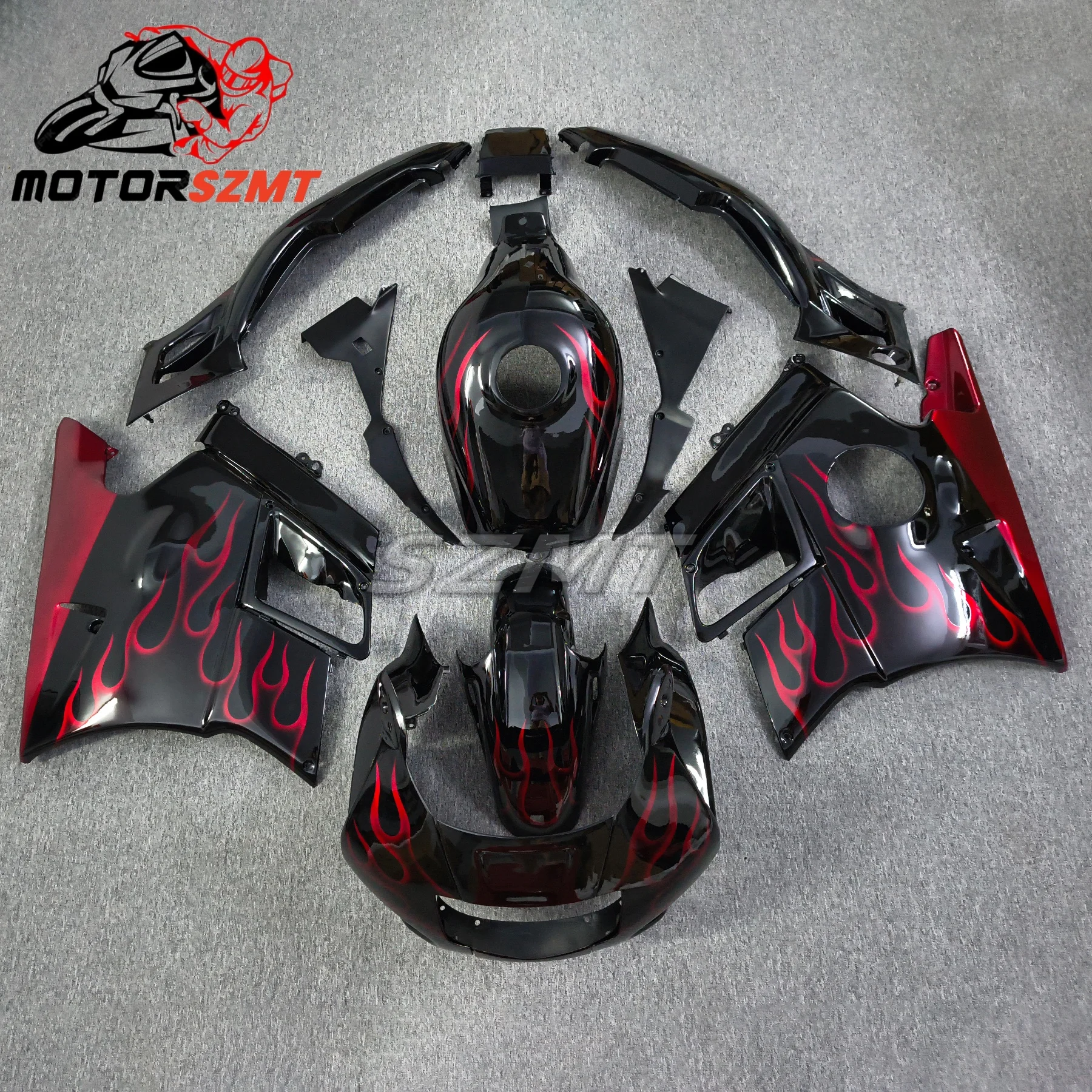 Фото Усовершенствованный комплект обтекателей для мотоцикла для HONDA CBR600RR F2 91-94 CBR 600RR 1991 1992 19*93 1994 CBR600, инъекционный красный, синий кузов S №2