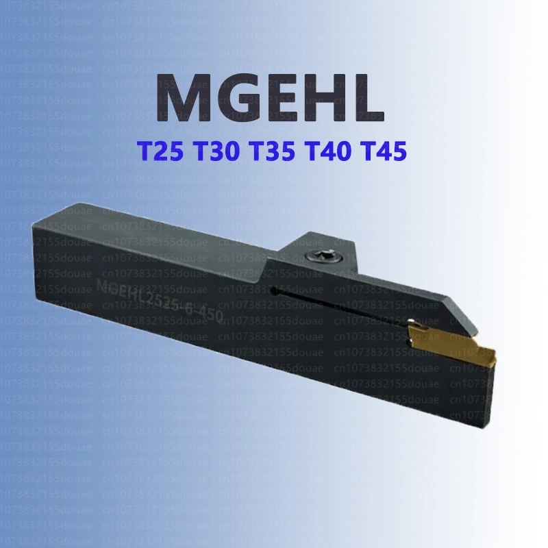 

MGEHL2020-3 MGEHL2525-3 T25 T30 MGEHL2525-4 T35 MGEHL2525-5 T40 MGEHL2525-6 T45 Lengthening Groove Lathe Tool Holder MGEHL 2525