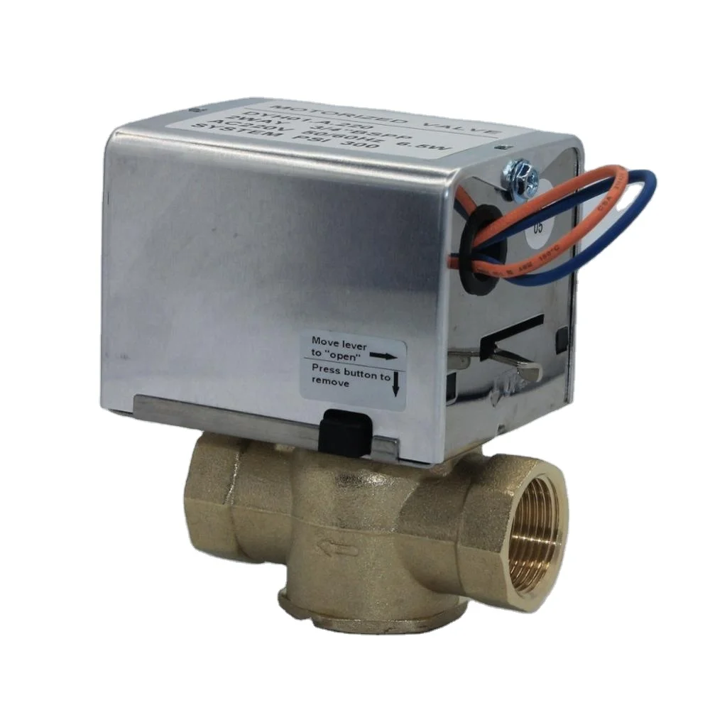 

way 3/4" normally closed zone control valve with electric actuator