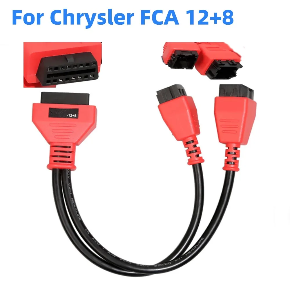 Универсальный адаптер для кабельного адаптера Chrysler FCA 12 + 8 AUTEL DS808 Maxisys 906 908 PRO ELITE
