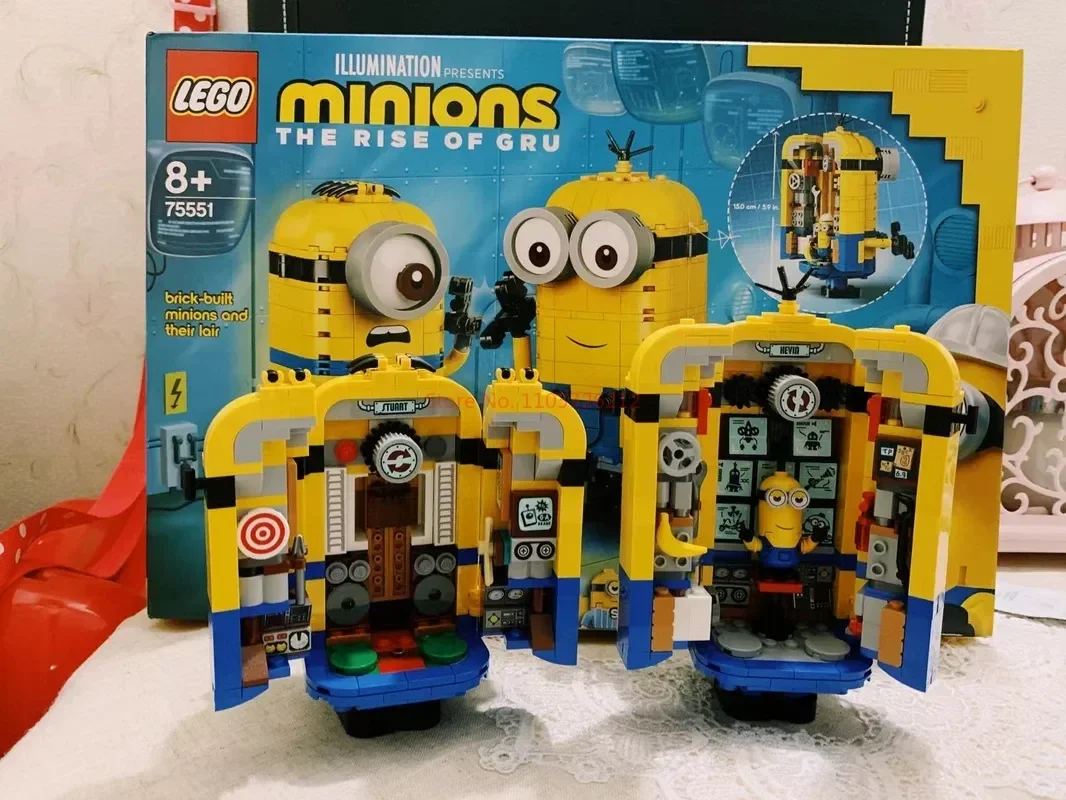 2024 Minionsed Me игрушки фигурки Стюарт Кевин Боб 3d глаза мини-фигурки Детские кубики на