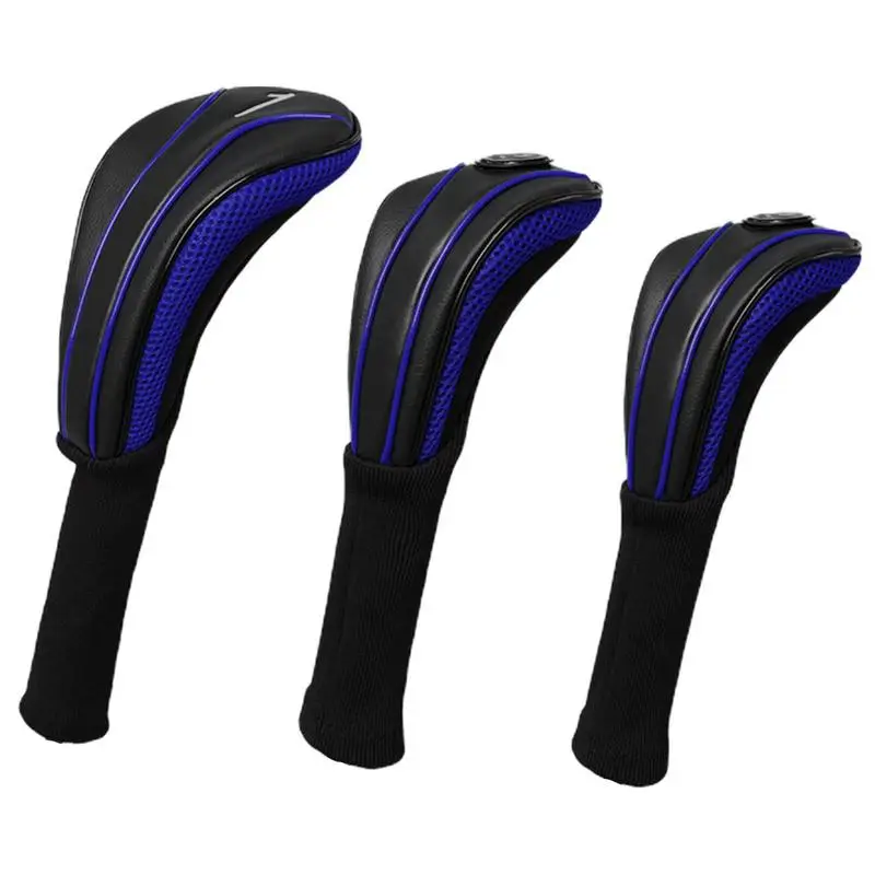 

Putter Headcover 3pcs Golf Putter Mallet Headcover Headcover Golf Club Protectors Golf Headcovers Birthday Gifts For Beginners