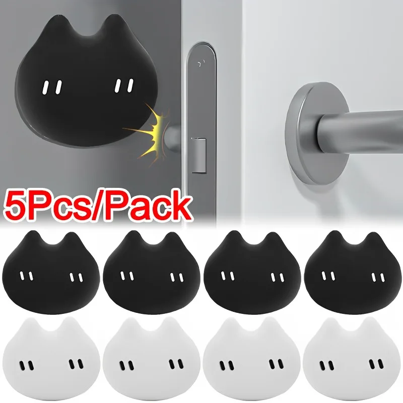 

5/1 шт., силиконовые бамперы с мультяшным котом