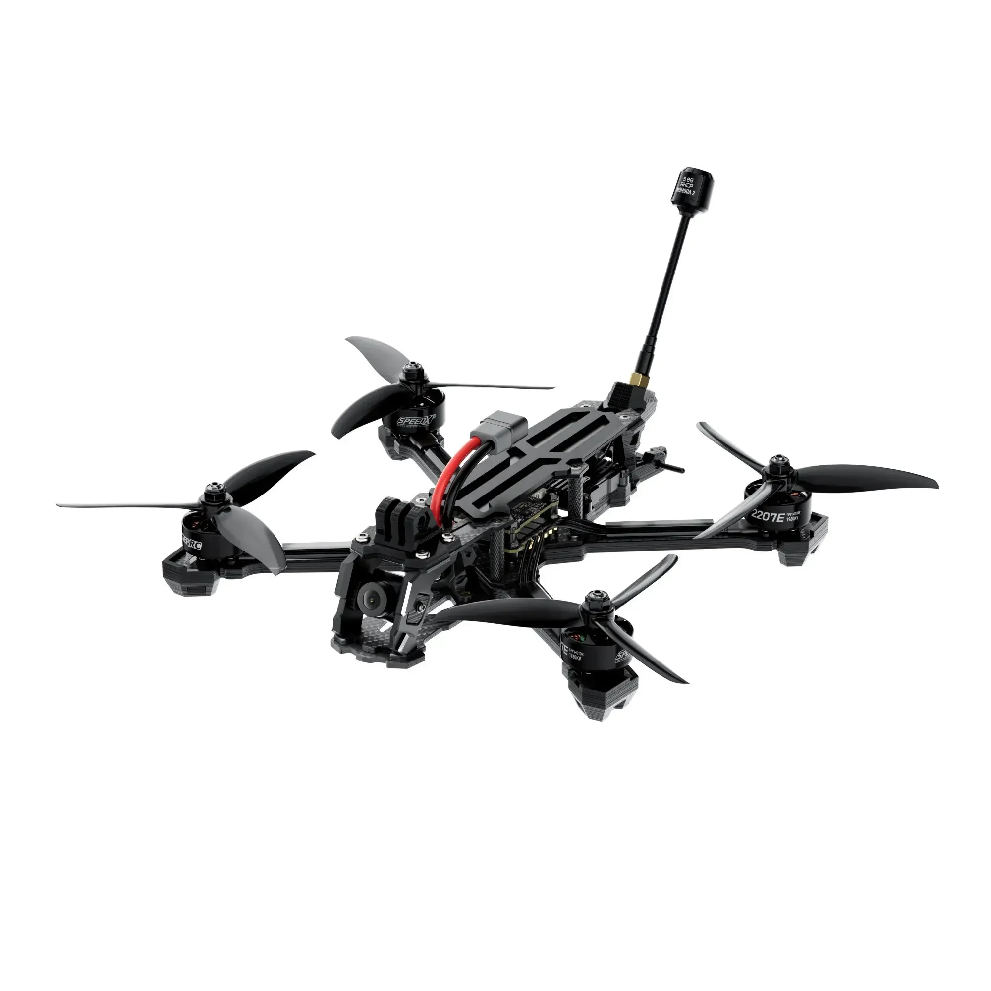 GEPRC Vapor-X5 5-дюймовый аналоговый FPV Quad F722 60A 5 8G 1 6 Вт VTX Caddx Ratel2 SPEEDX2 2207E 1960KV 6S LiPo