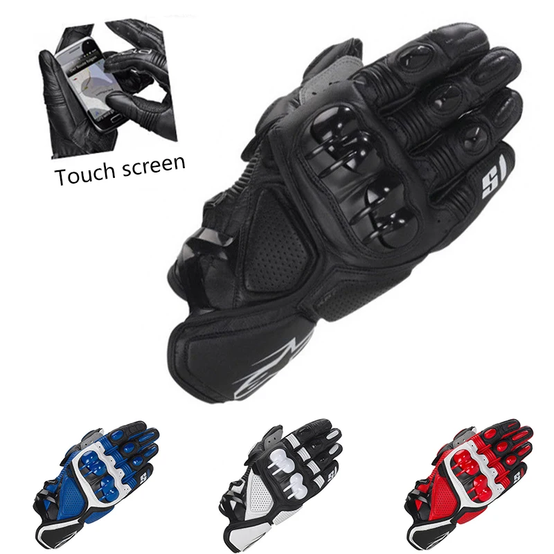 

Touch Screen Motocross Full Finger Gloves Bicycle Breathable Racing Motorcycle Gloves Outdoor Sports Protection Riding