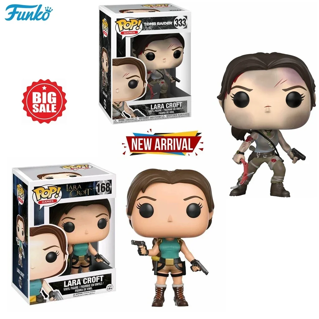Поп-игры Funko Lara Croft 168. # Tomb Raider 333 Виниловая фигурка коллекция кукол рождественских