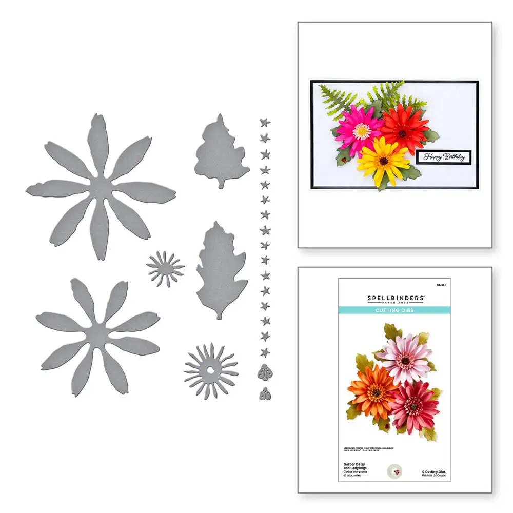 

Gerber Daisy New Metal Cutting Dies Scrapbook Diary Decoration Embossing Die Template Diy Greeting Card Blade Punch 2022