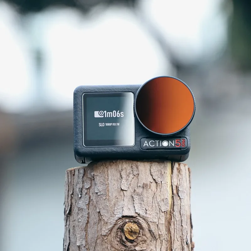 Фильтр для DJI Action 5 Pro регулируемый диммер CPL ND64