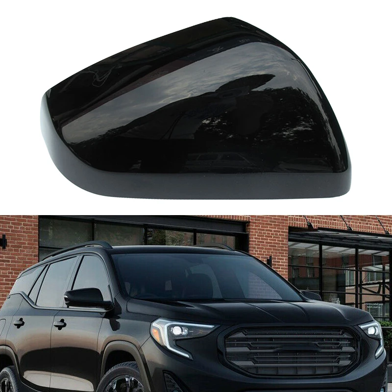 

Глянцевая черная крышка для автомобильного зеркала заднего вида из АБС-пластика, подходит для Chevrolet Equinox GMC surface 2018 2019 2020 2021