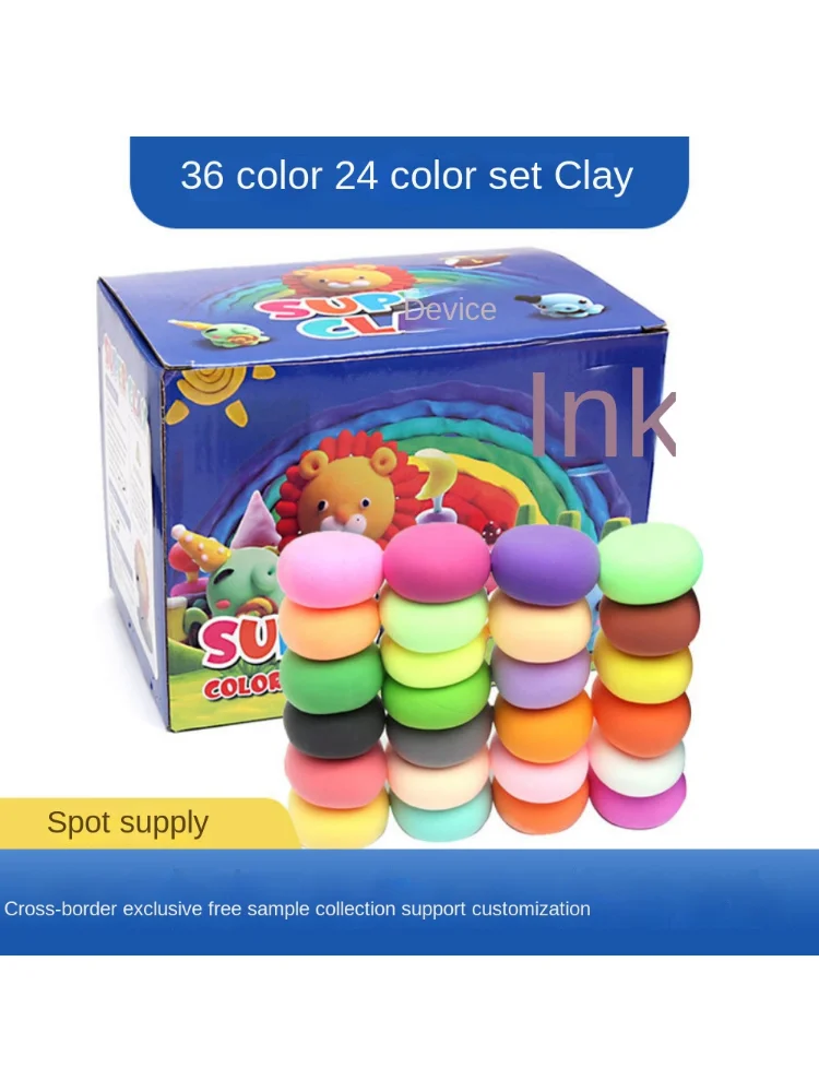 

36-color 24-color suit children's diy toy clay clay clay art kit art
