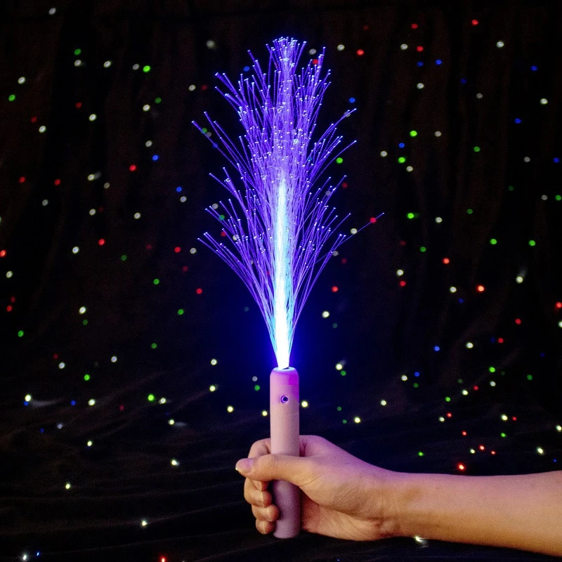 

Luminous RGBW Fiber Optic Wand Glow Starlight Stick For Christmas Party Concert Outdoor Dance Wands