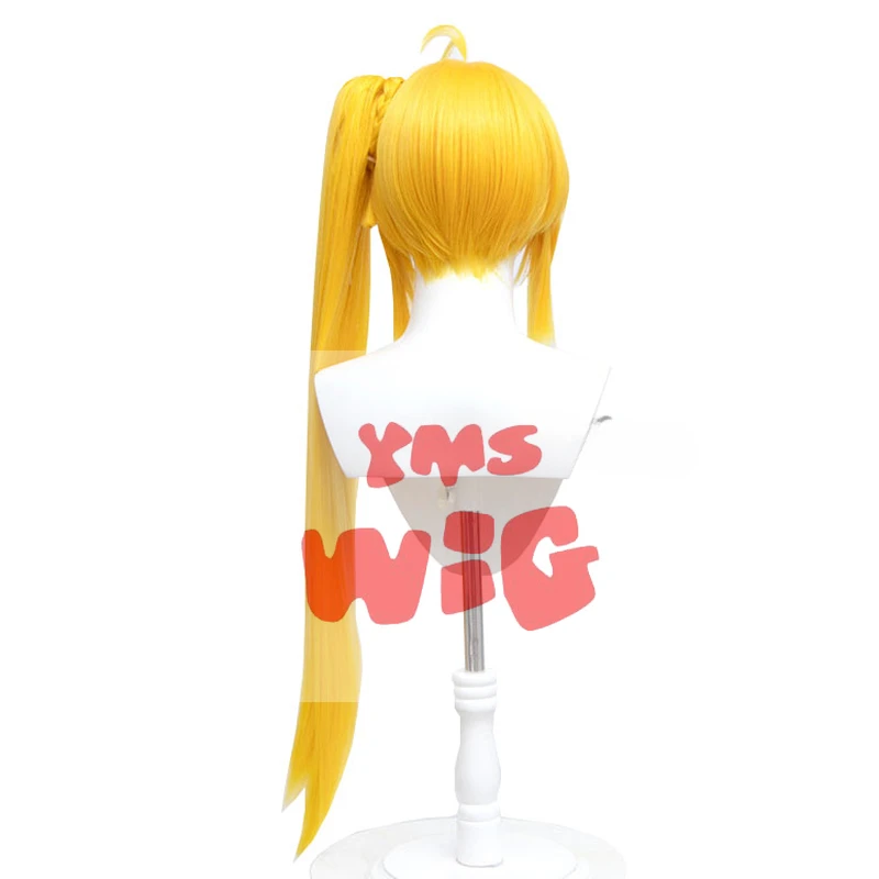 YMS WIG Синтетические волосы Nijika Ijichi Косплей Парик Аниме BOCCHI THE ROCK! 80 см желтые парики