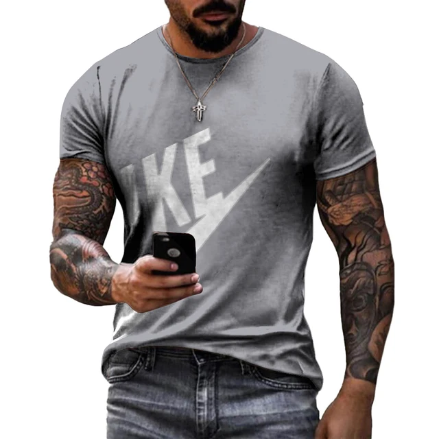 

2023 Summer NeW 3d T-shirts for Men's Fashion Casual Breathable T-shirts