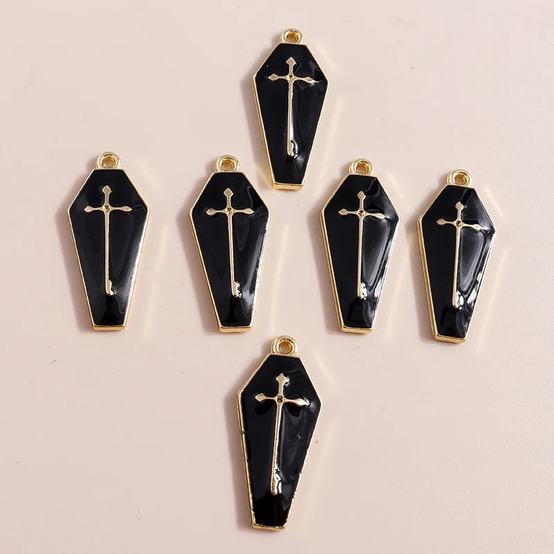 10 шт. эмалевые подвески в виде креста вампира 26 х11 мм | Украшения и аксессуары