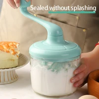 manual egg beater home baking tools whisk manual hand mixer self turning egg stirrer kitchen egg tool foamer