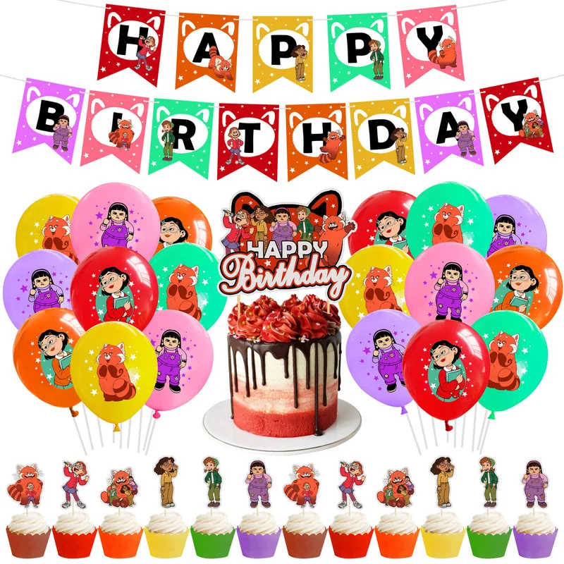 

Мультяшные Disney Pixar поворотные красные фотообои декоративные принадлежности баннер торт топперы для будущей мамы воздушные шары Детские су...