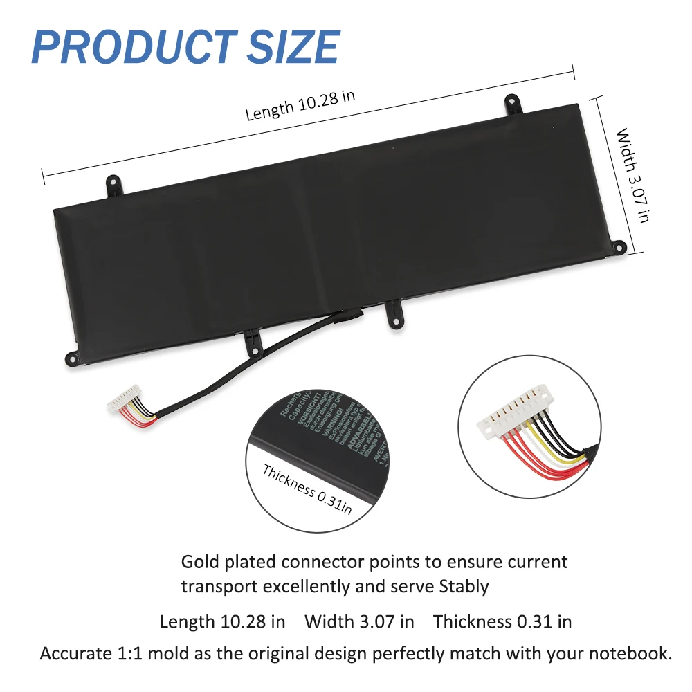 ETESBAY 15 4 В 70 Втч C41N1901 Замена аккумулятора для ноутбука Asus ZenBook Duo UX481 UX481FA UX481FL UX481FLY