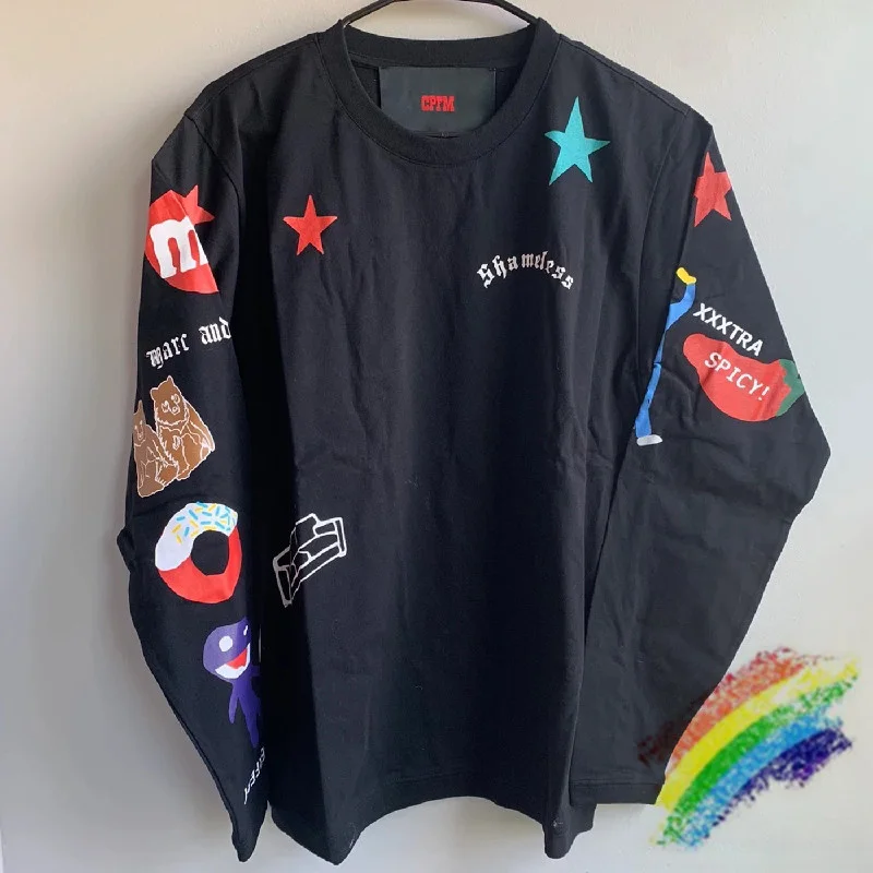 

Kanye CPFM.XYZ Tattoo Long Sleeve T-shirts Men Women 1:1 Best Quality Top Tees