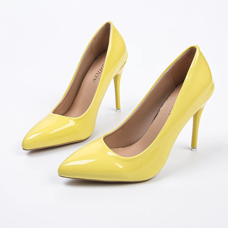 

Large Size High Heels Women 2022 Spring and Autumn Stiletto Pointed Toe Fashion Solid Color Shallow Mouth Women's Shoes