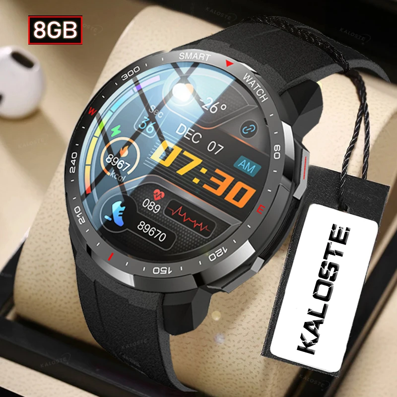 

KALOSTE Smart Watch Men 2022New Local Music 8G Memory With Bluetooth Call Women SmartWatch Sport Fitness Tracker For Android IOS