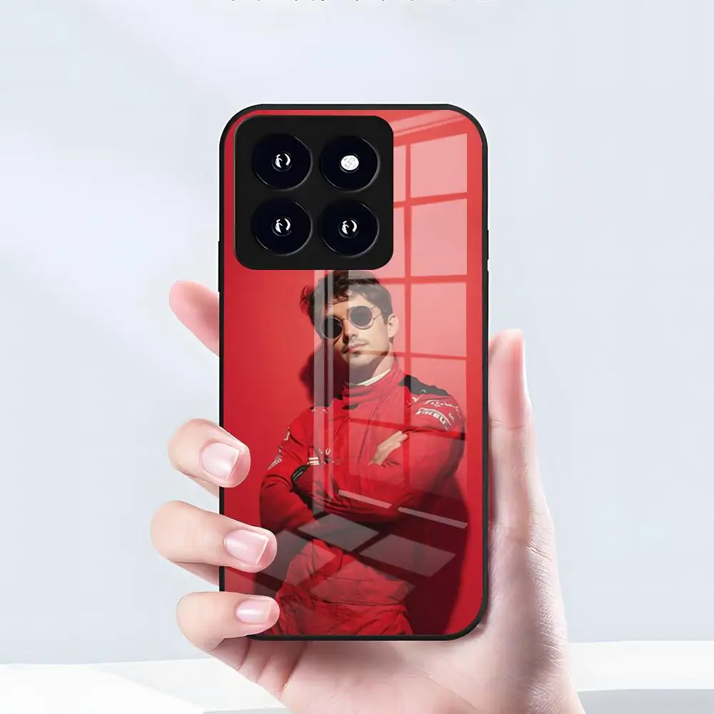 Фото Чехол для телефона Racing Driver C-Charles Leclerc для Xiaomi 17 15 14 13 12 S X Pro Lite Mi 11 Ultra T, черный, стеклянный №2
