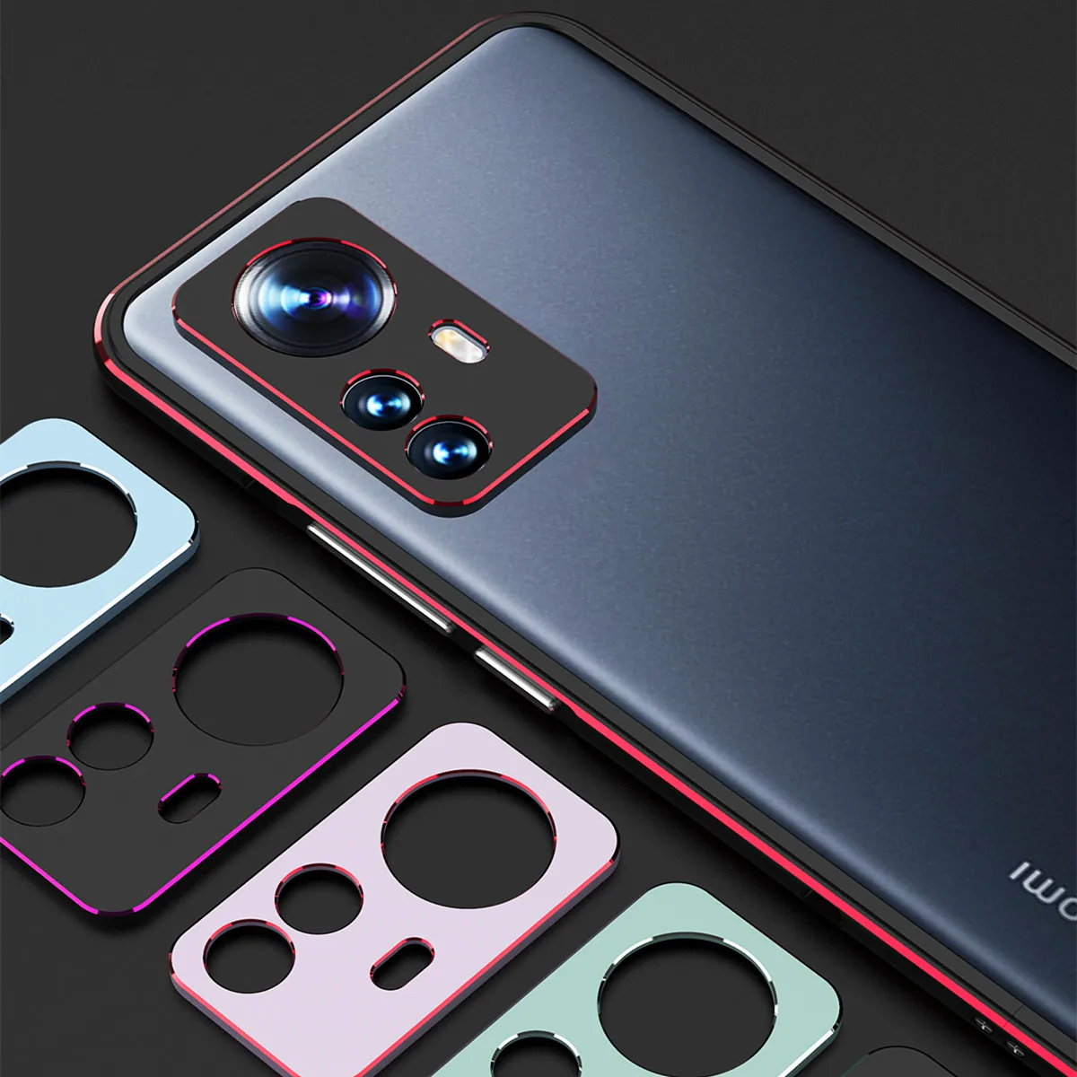 Original Shockproof Case For Xiaomi Mi 12 Pro X Metal Bumper Frame Film Alloy Camera Lens Protection Cover