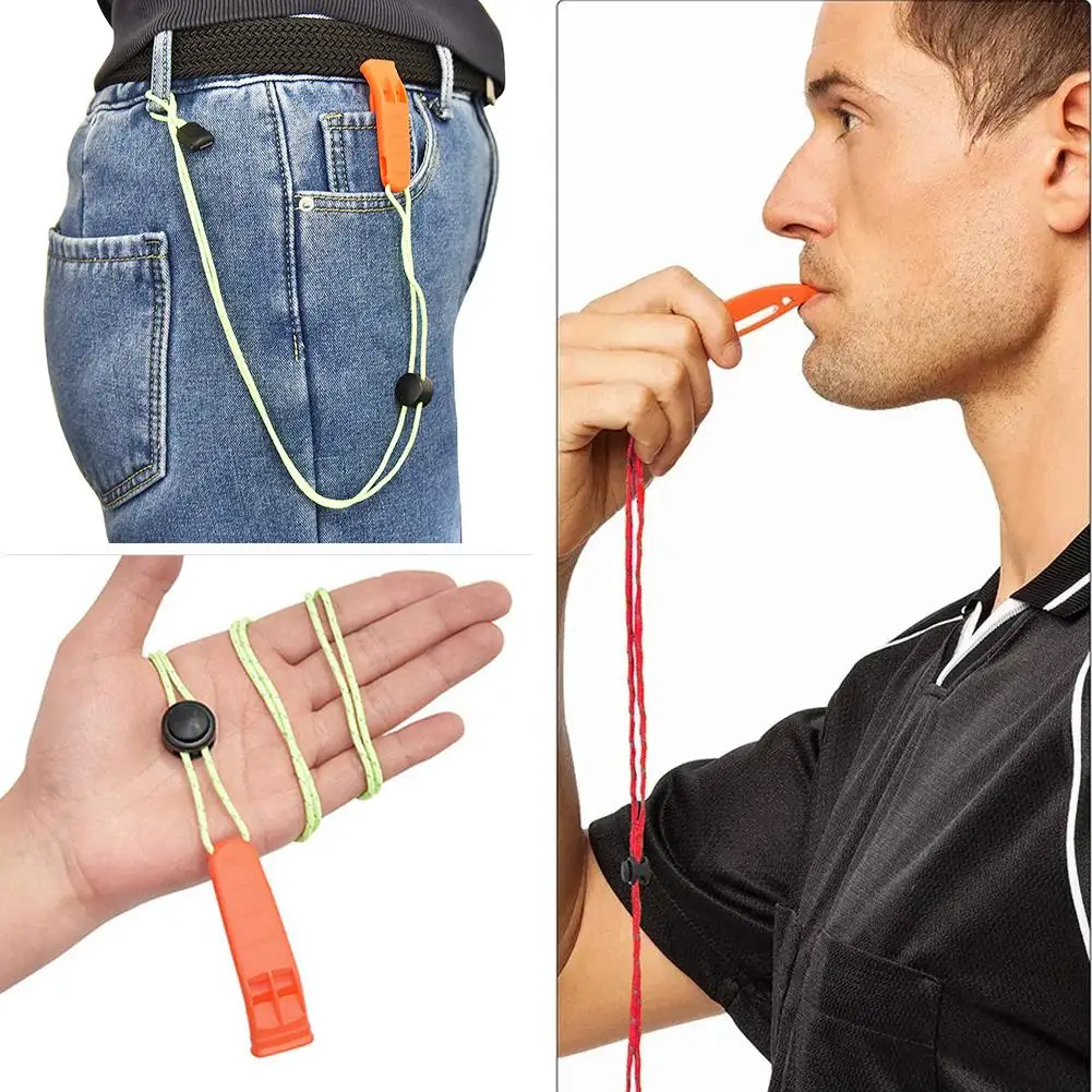 

1pc Emergency Loud Whistle Outdoor Camping Hiking Survival Rescue Whistle For Help Lightweight Portable Whistle S8N0