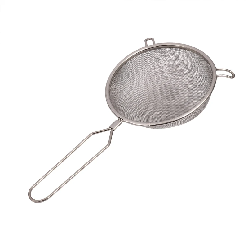 

Kitchen Flour Colander Sifter Sieve Oil Mesh Wire Strainer 16Cm Dia