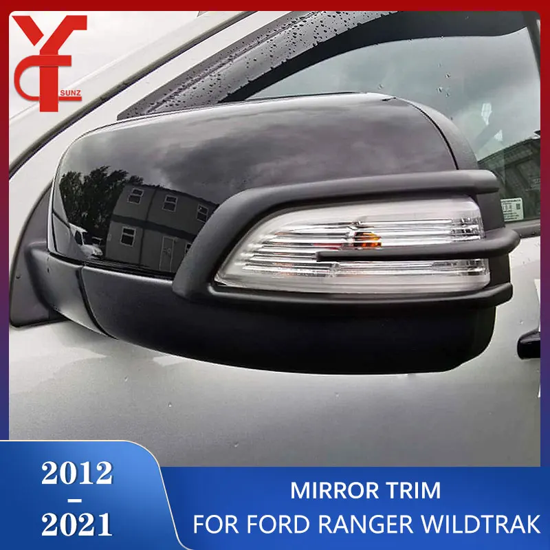 АБС-пластик обод зеркала заднего вида для Ford Ranger Wildtrak Everest ручной работы T6 T7 T8 2012