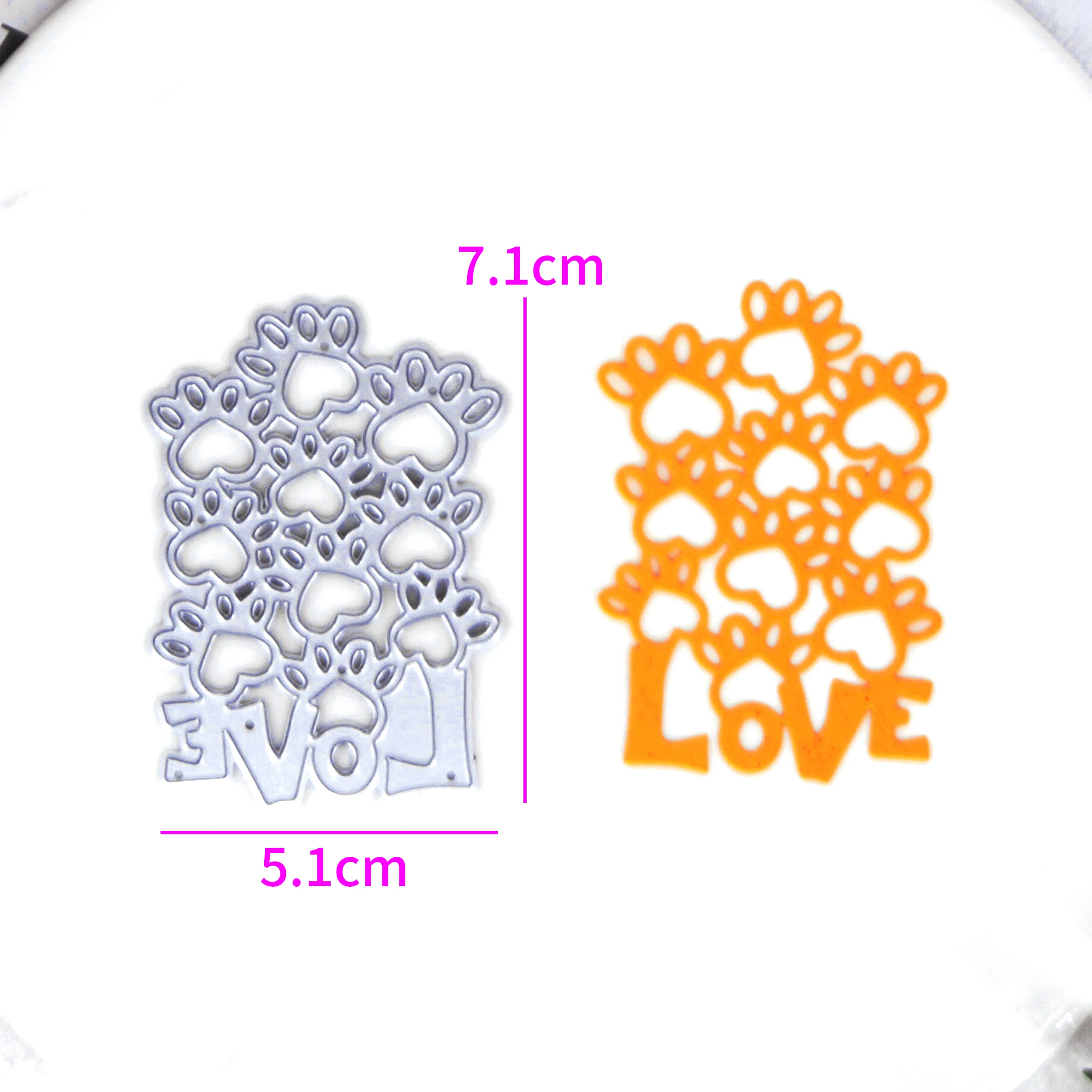 Металлические трафареты для вырезания кошек собак медведей и лап сделай сам