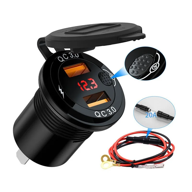 

Автомобильное зарядное устройство с двумя USB-портами, 3,4 А