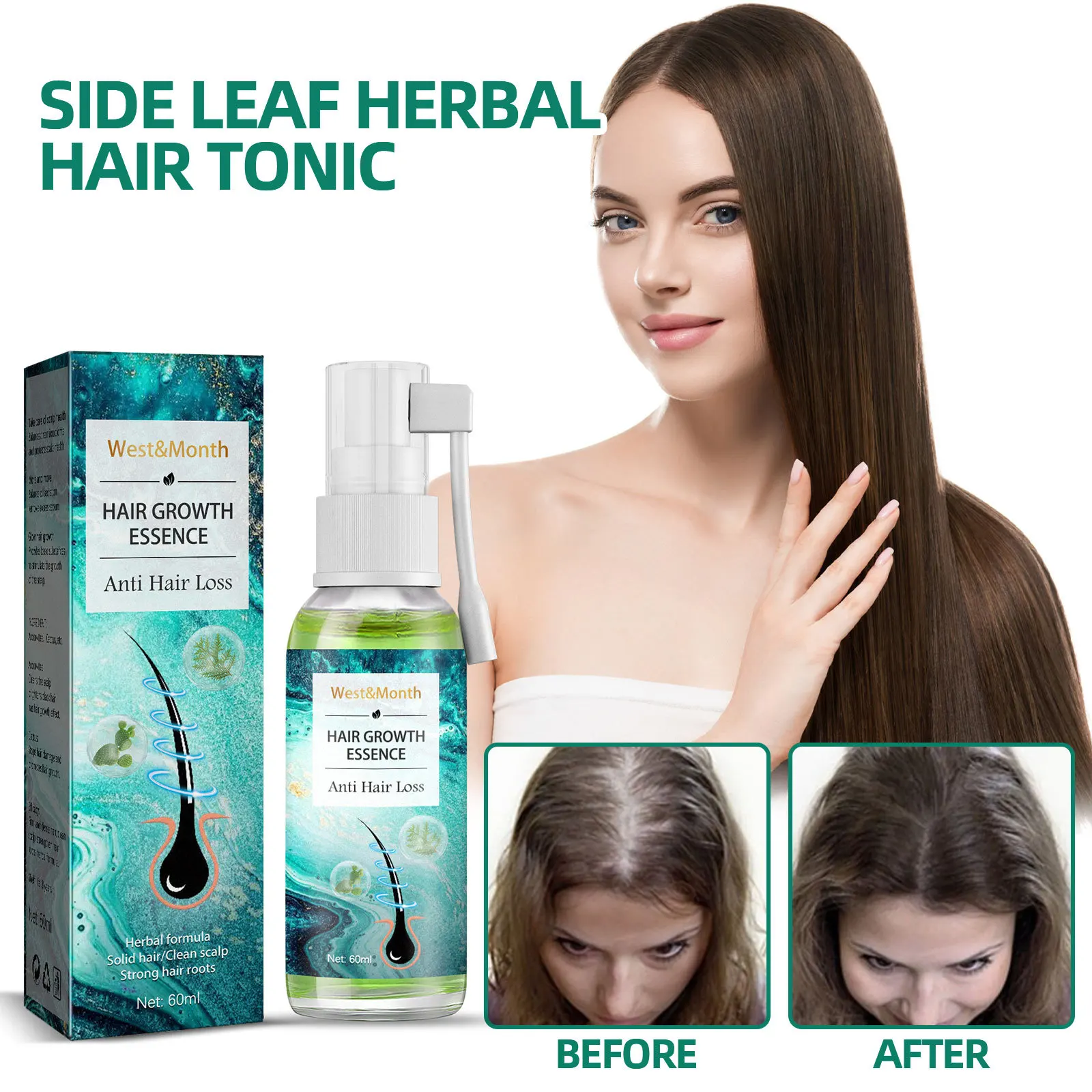 

Натуральная травяная эссенция для роста волос против выпадения волос Растительный шампунь против выпадения питательный восстанавливающи...