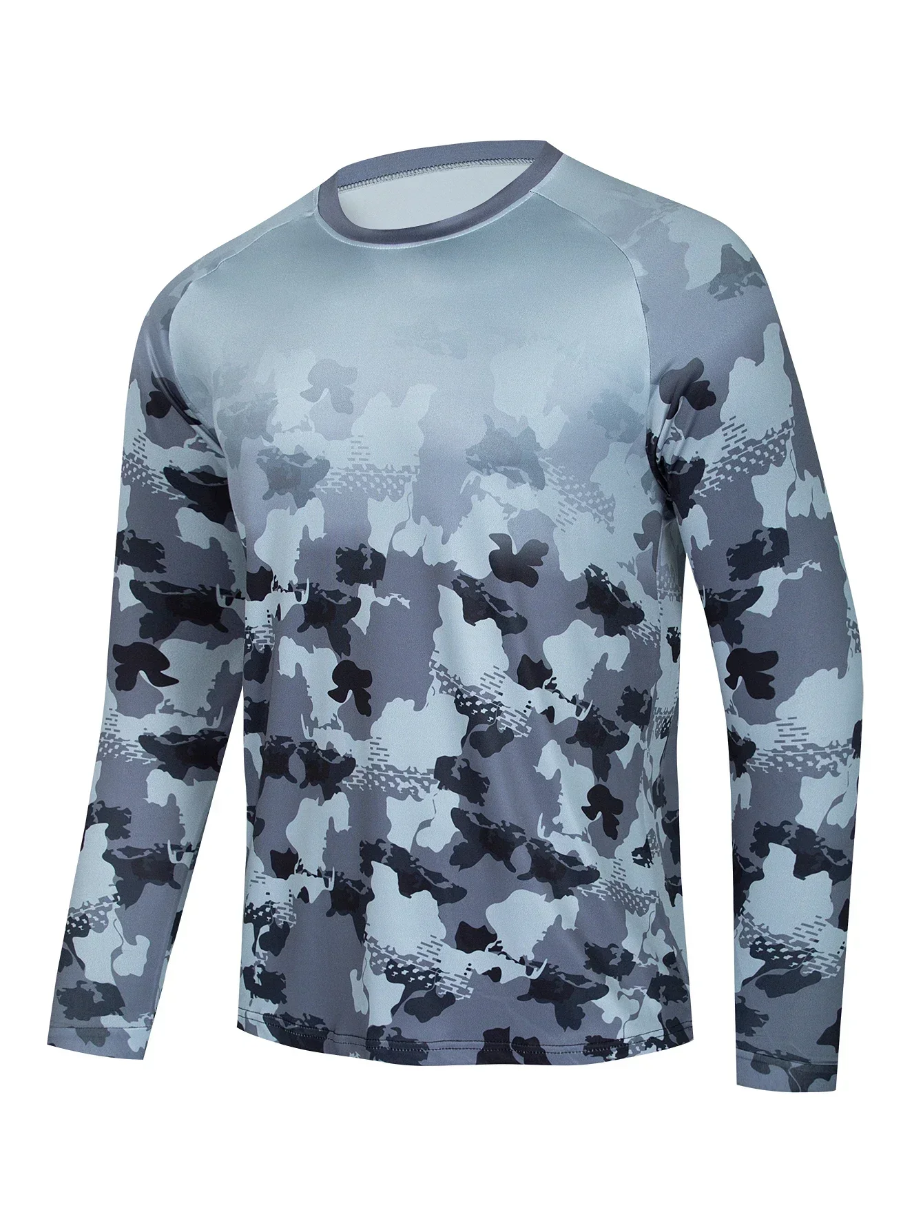 Мужские рубашки для рыбалки с длинным рукавом защита от солнца дышащая одежда